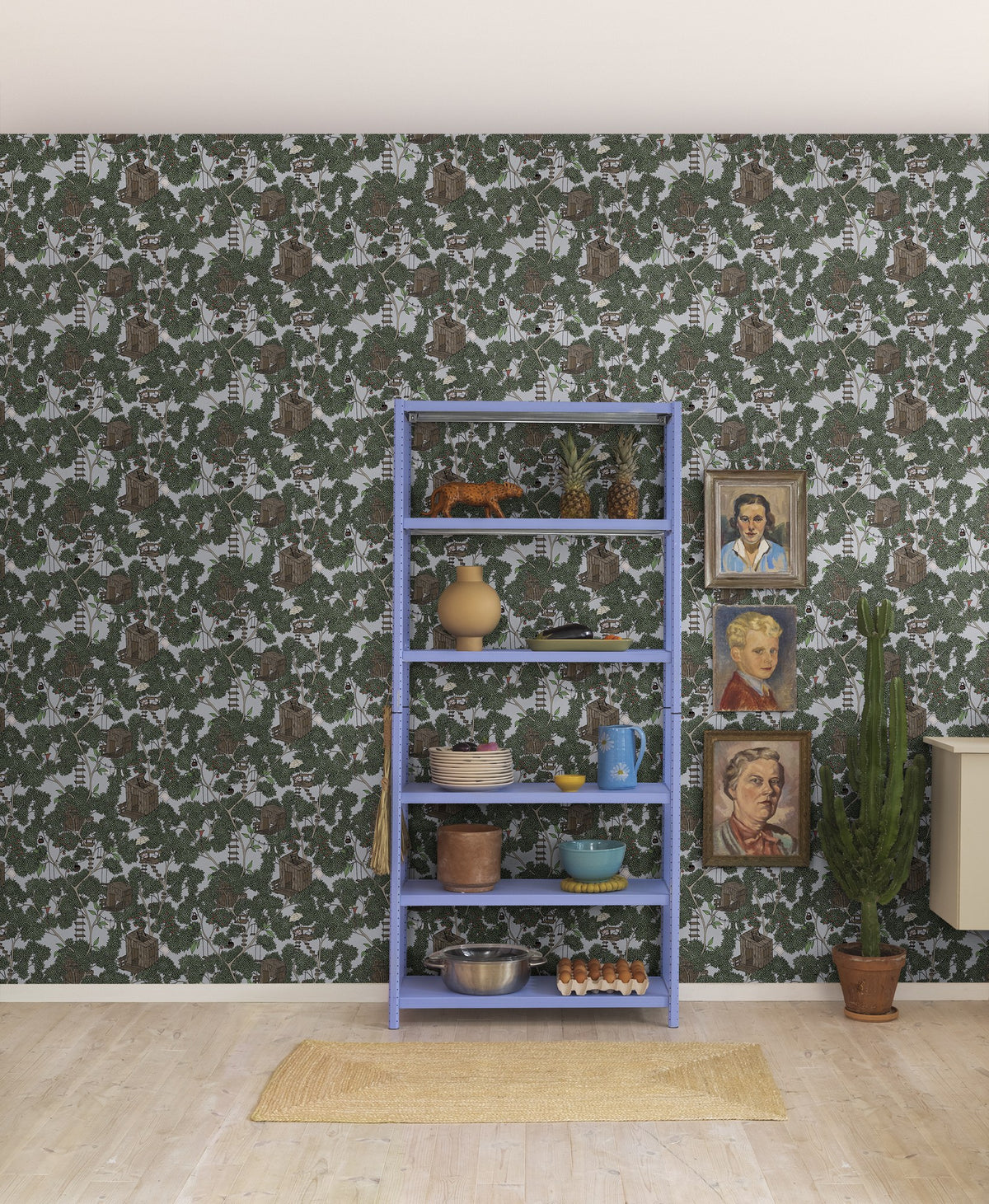 R18014 Treehouse Summer Dreamland Wallpaper by Rebel Walls