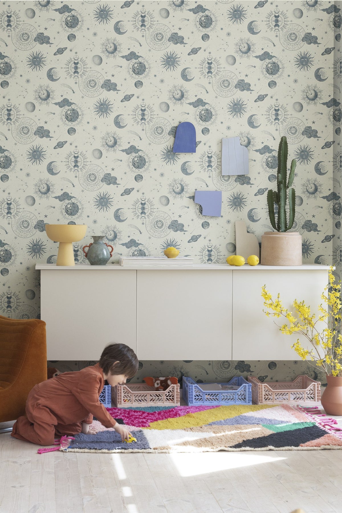 R18022 Planetarium Sand Dreamland Wallpaper by Rebel Walls