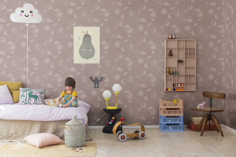 R18024 Planetarium Pink Dreamland Wallpaper by Rebel Walls