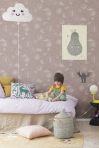R18024 Planetarium Pink Dreamland Wallpaper by Rebel Walls