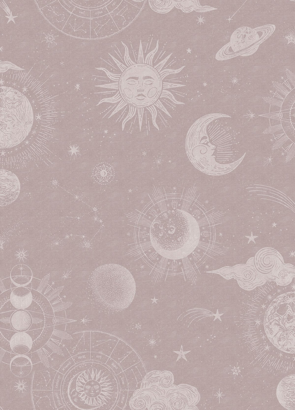 R18024 Planetarium Pink Dreamland Wallpaper by Rebel Walls