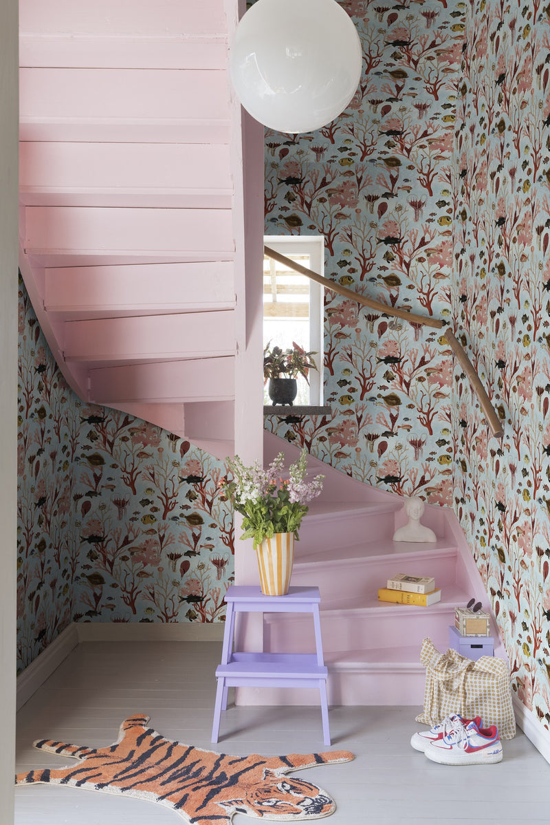 R18031 Aquarium Mint Dreamland Wallpaper by Rebel Walls