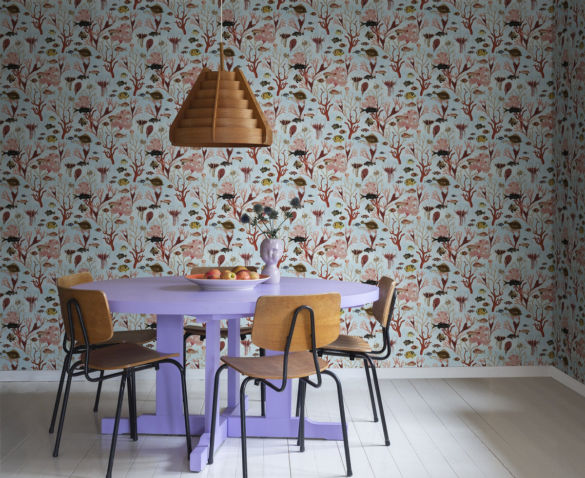 R18031 Aquarium Mint Dreamland Wallpaper by Rebel Walls