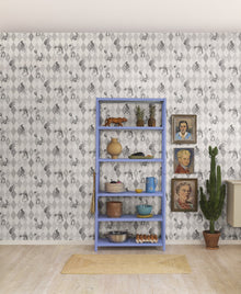 R18043 Circus Corner Graphite Dreamland Wallpaper by Rebel Walls