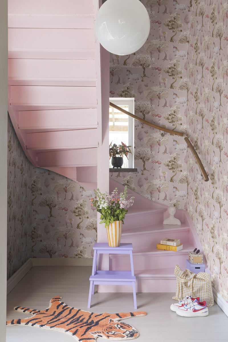 R18052 Dreamland Bubblegum Wallpaper by Rebel Walls