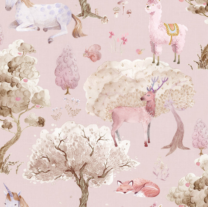 R18052 Dreamland Bubblegum Wallpaper by Rebel Walls