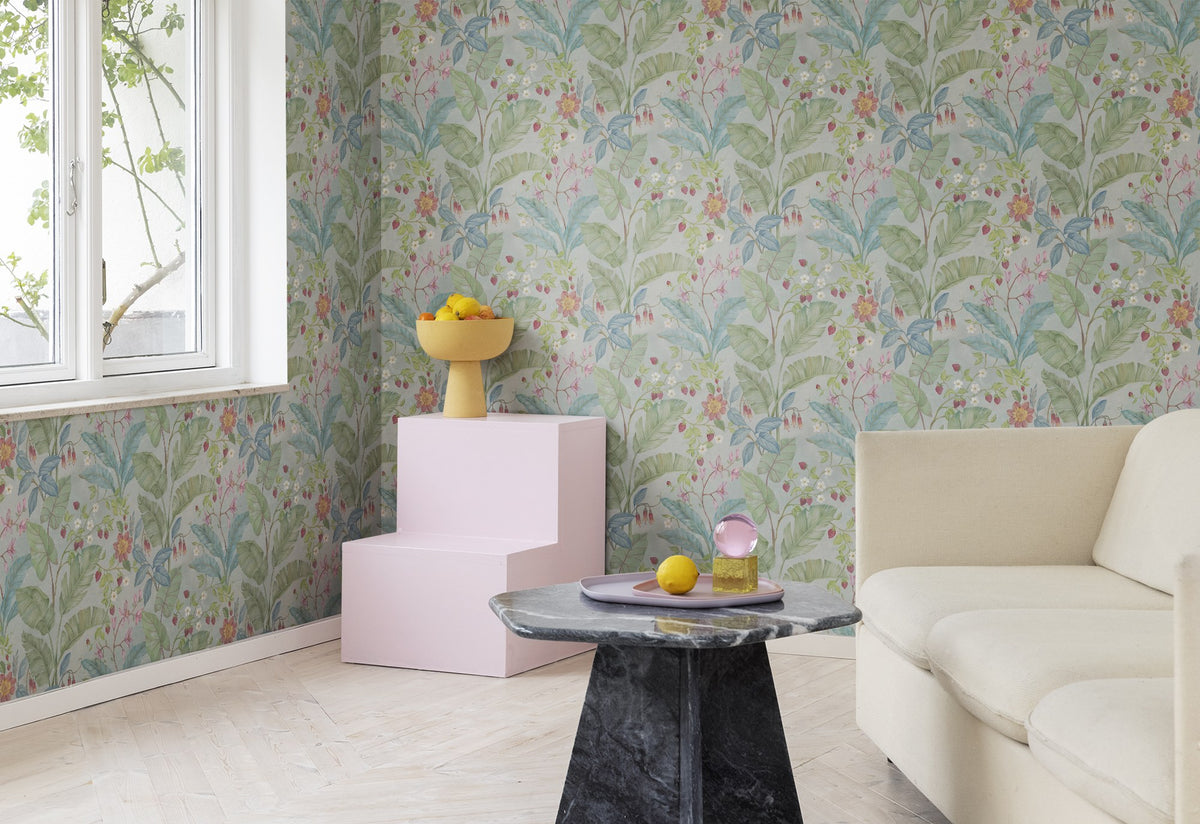R18071 Strawberry Lane Summer Dreamland Wallpaper by Rebel Walls
