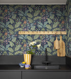 R18072 Strawberry Lane Night Dreamland Wallpaper by Rebel Walls