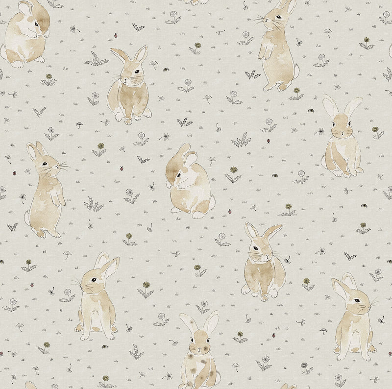 R18081 Bunny Field Sand Dreamland Wallpaper by Rebel Walls