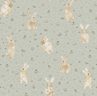 R18082 Bunny Field Mint Dreamland Wallpaper by Rebel Walls