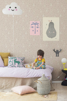 R18083 Bunny Field Pink Dreamland Wallpaper by Rebel Walls