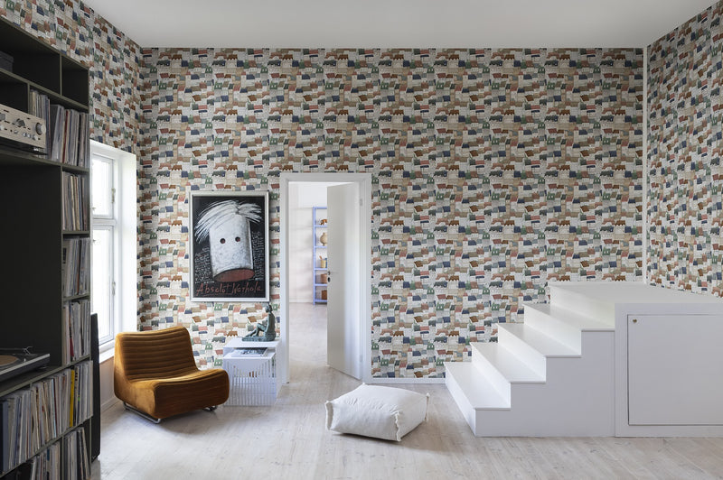 R18092 Dream Town Fall Dreamland Wallpaper by Rebel Walls