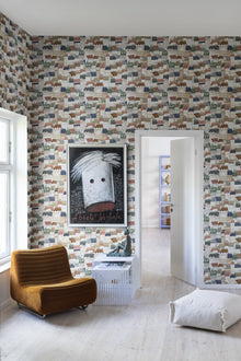 R18092 Dream Town Fall Dreamland Wallpaper by Rebel Walls