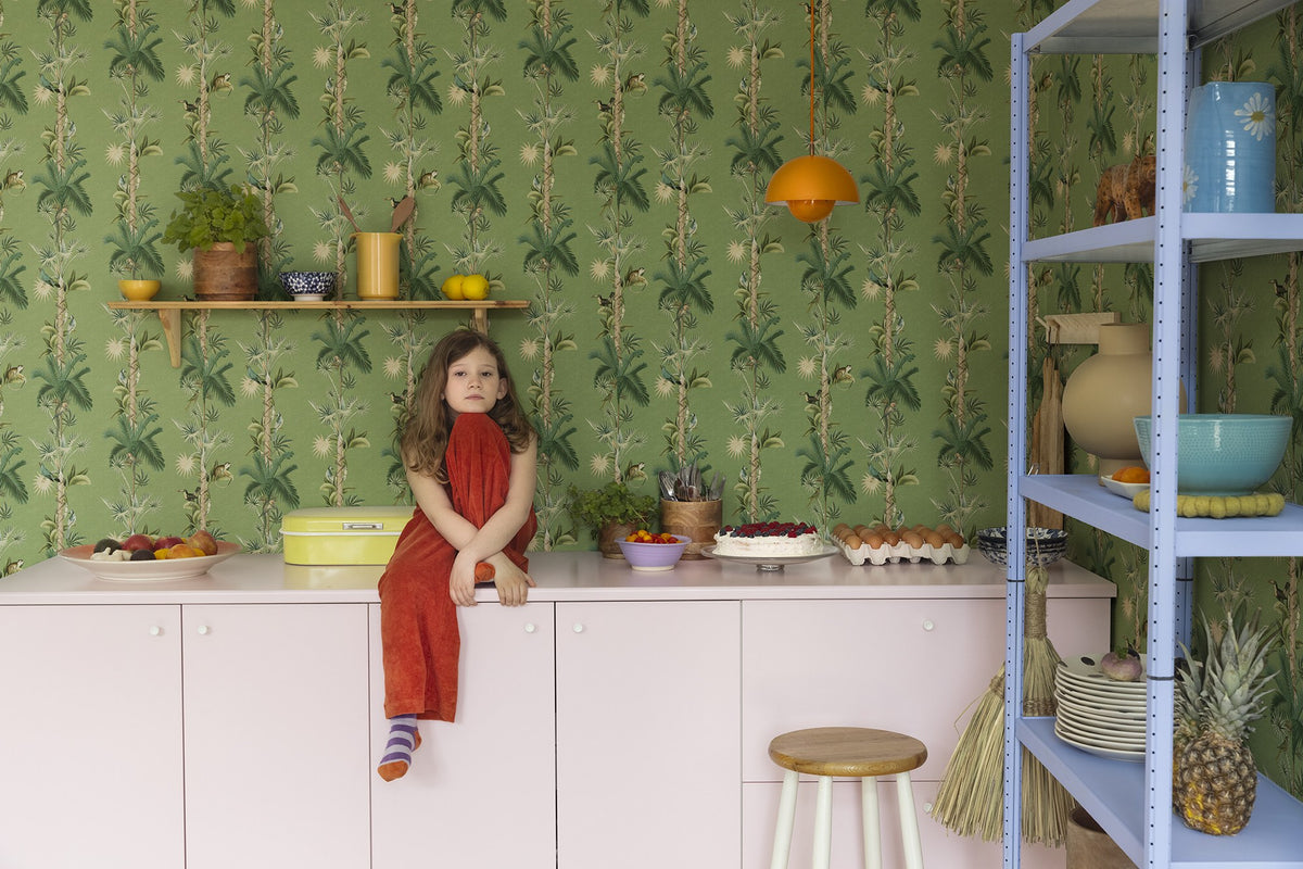 R18103 Monkey Island Tropical Dreamland Wallpaper by Rebel Walls