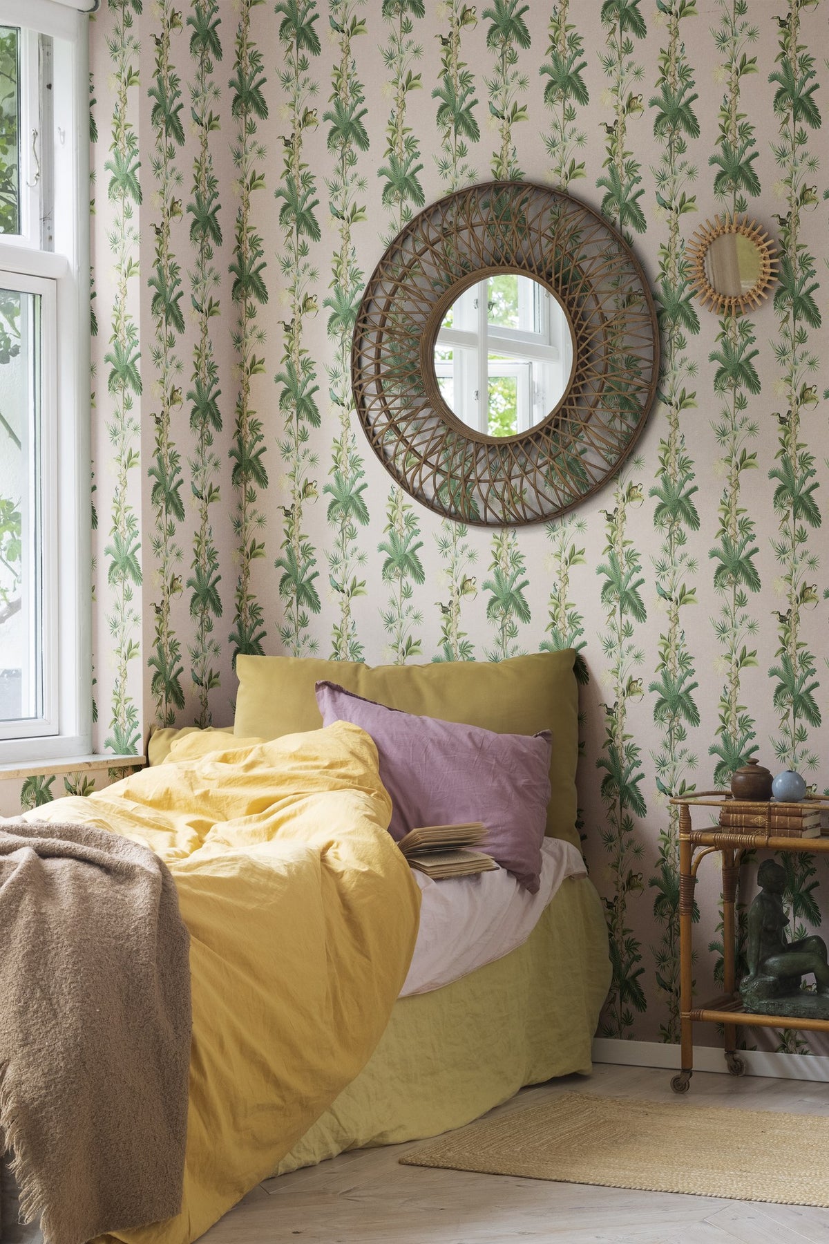 R18104 Monkey Island Pink Dreamland Wallpaper by Rebel Walls