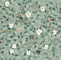 Pixie Shore Mint Dreamland Wallpaper by Rebel Walls