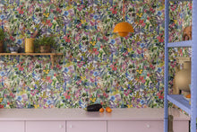R18121 Poppy Meadow Rainbow Dreamland Wallpaper by Rebel Walls