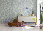 R18123 Poppy Meadow Sky Dreamland Wallpaper by Rebel Walls