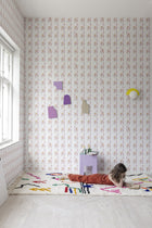 R18131 Alpaca Rebel Pink Dreamland Wallpaper by Rebel Walls