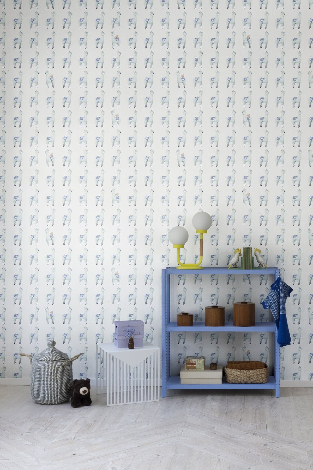 R18132 Alpaca Rebel Sky Dreamland Wallpaper by Rebel Walls