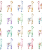 R18133 Alpaca Rebel Rainbow Dreamland Wallpaper by Rebel Walls