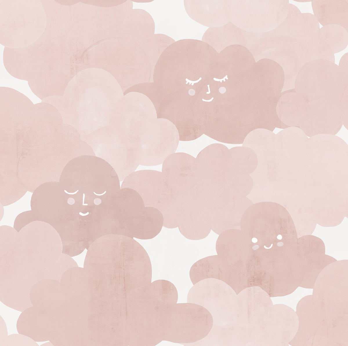 R18141 Happy Clouds Pink Dreamland Wallpaper by Rebel Walls