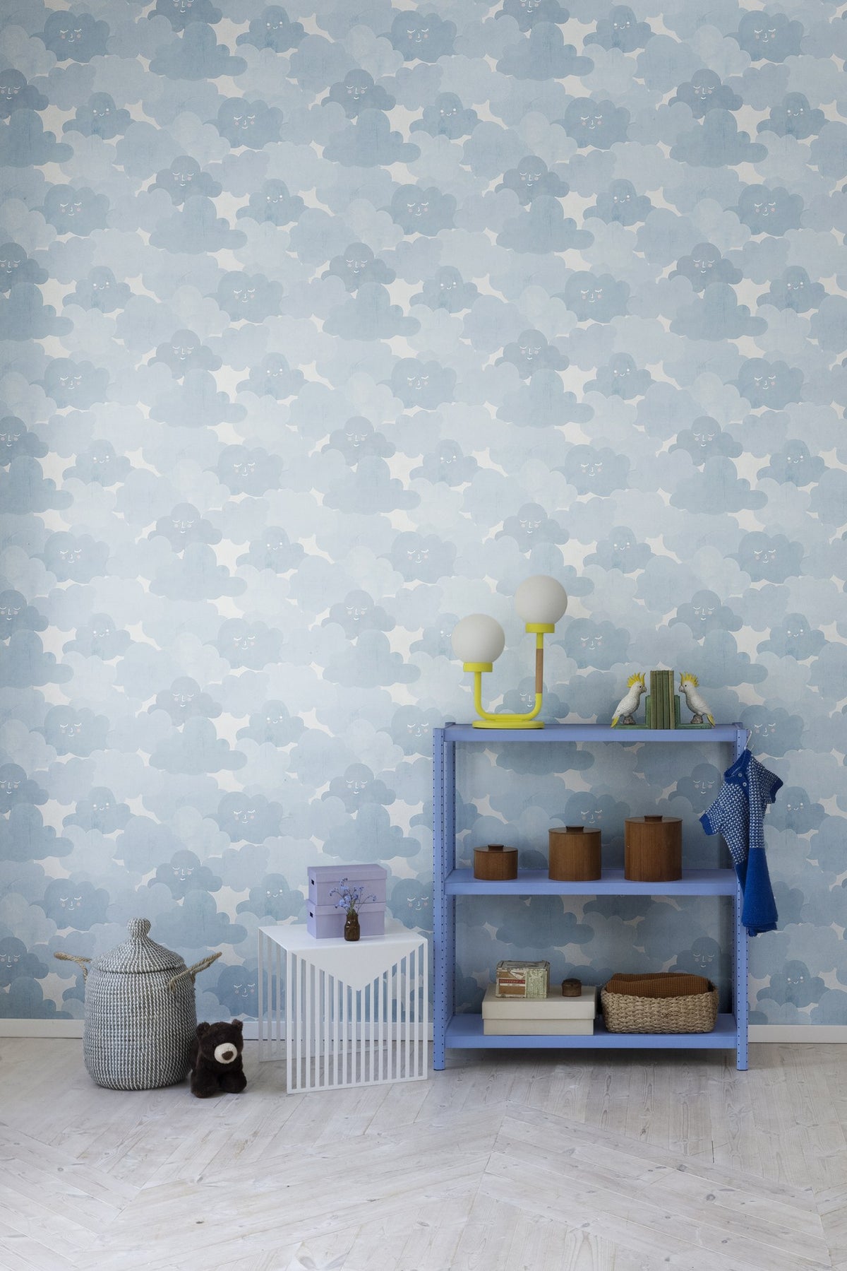 R18142 Happy Clouds Sky Dreamland Wallpaper by Rebel Walls