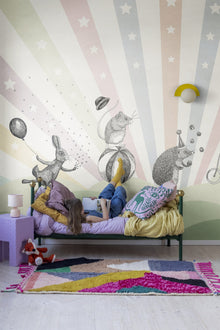 R18171 Circus Pastel Dreamland Mural by Rebel Walls