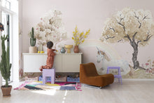 R18182 Unicorn Dream Bubblegum Dreamland Mural by Rebel Walls