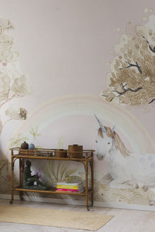 R18182 Unicorn Dream Bubblegum Dreamland Mural by Rebel Walls