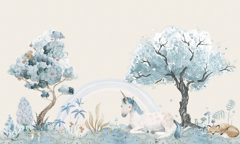 R18183 Unicorn Dream Sky Wonder World Mural by Rebel Walls