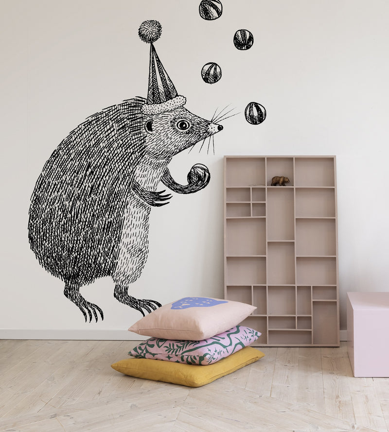 R18204 Circus Animal Iggy Wonder World Mural by Rebel Walls