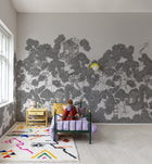 R18222 Playground Graphite Wonder World Mural by Rebel Walls