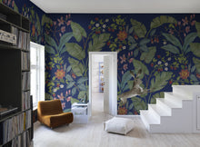 R18234 Strawberry Field Night Wonder World Mural by Rebel Walls