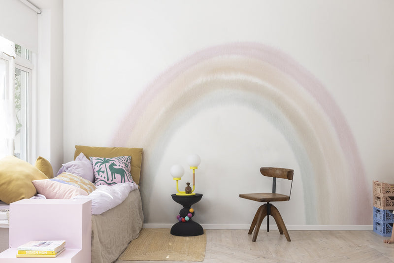R18292 Rainbow Soft Dreamland Mural by Rebel Walls