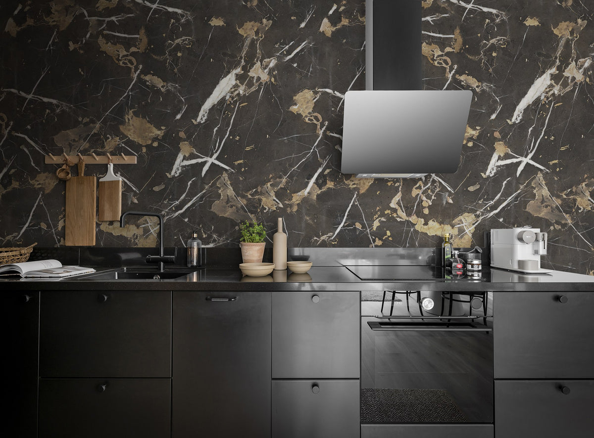R18311 Marble Stone Brown Pops Mural by Rebel Walls