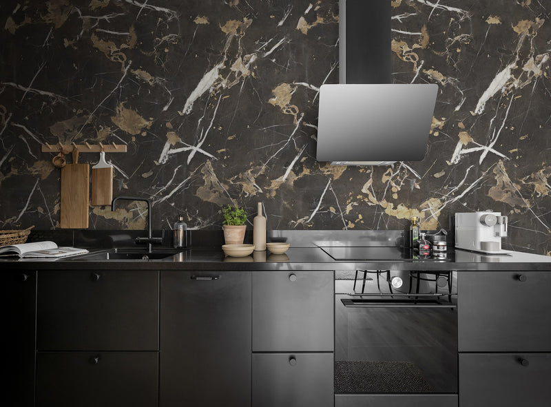 R18311 Marble Stone Brown Pops Mural by Rebel Walls