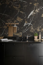 R18311 Marble Stone Brown Pops Mural by Rebel Walls