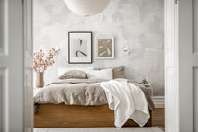 R18321 Brush Greige Simplicity Mural by Rebel Walls