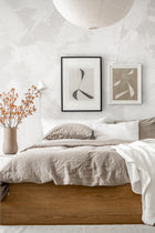 R18321 Brush Greige Simplicity Mural by Rebel Walls
