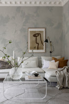 R18322 Brush Light Blue Simplicity Mural by Rebel Walls