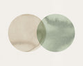 Eclipse Beige Green Simplicity Mural by Rebel Walls