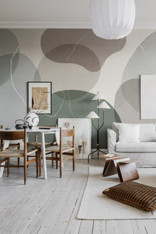 R18341 Floating Soft Simplicity Mural by Rebel Walls