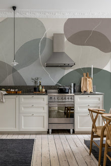 R18341 Floating Soft Simplicity Mural by Rebel Walls
