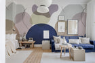 R18342 Floating Playful Simplicity Mural by Rebel Walls