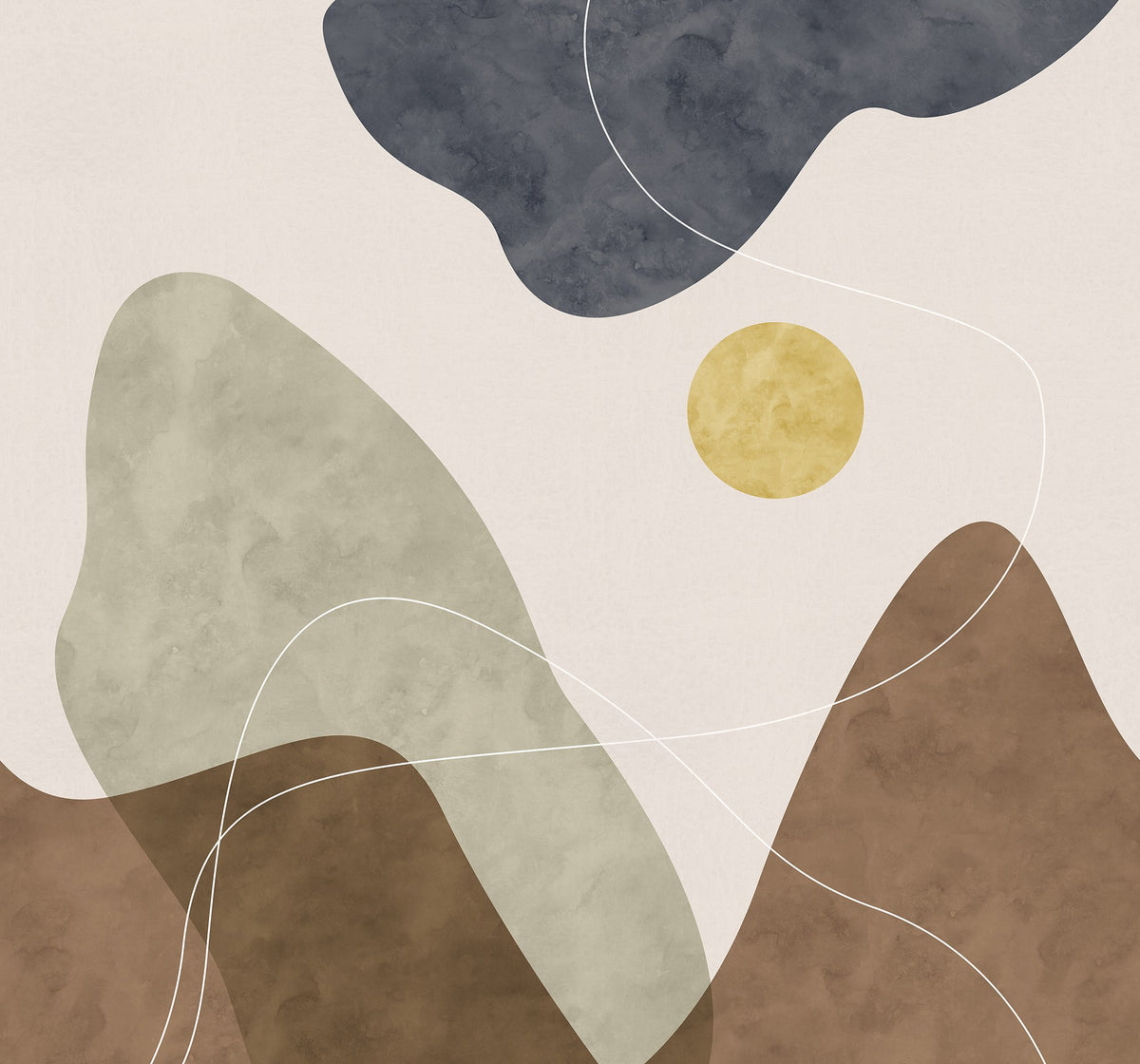 R18371 Terrain Earth Simplicity Mural by Rebel Walls