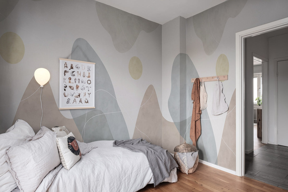 R18372 Terrain Pastel Simplicity Mural by Rebel Walls