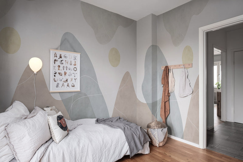 R18372 Terrain Pastel Simplicity Mural by Rebel Walls