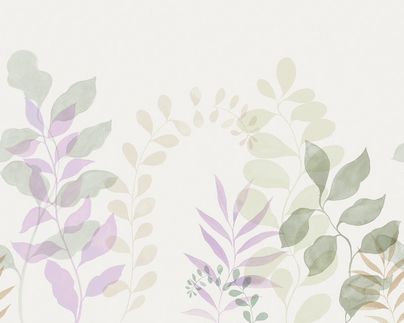 R18381 Grow Lilac Simplicity Mural by Rebel Walls