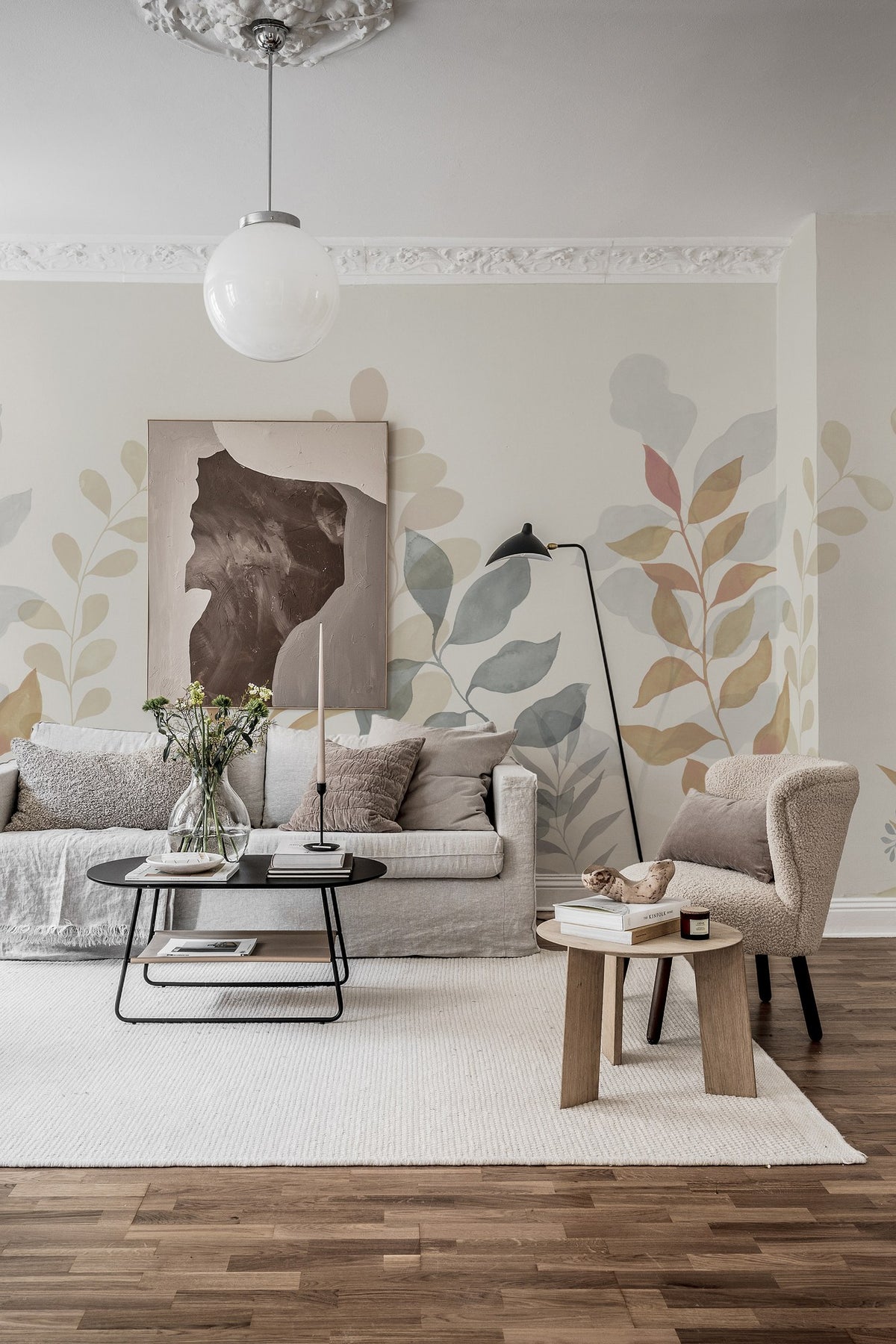 R18382 Grow Amber Simplicity Mural by Rebel Walls